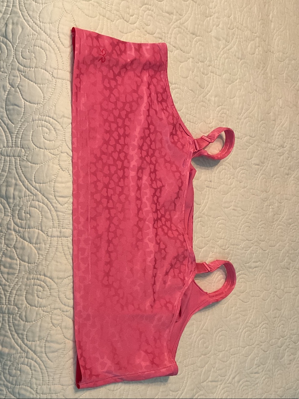 Ruby Ribbon Pink Seamless Support Bralette - Picture 2 of 3